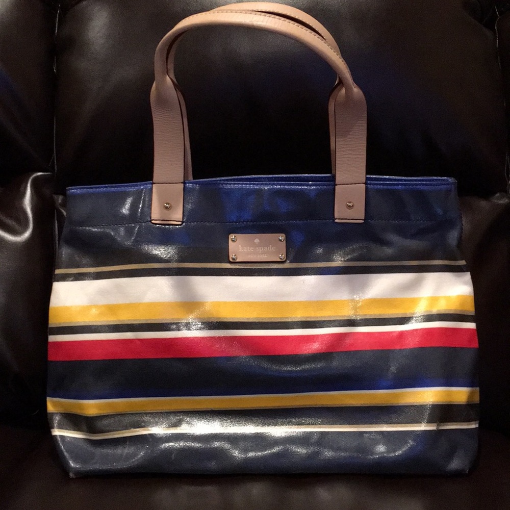 Kate Spade striped handbag